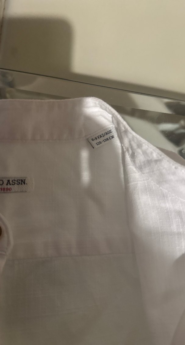 Erkek Çocuk Keten Düğmeli Gömlek - Görsel 2