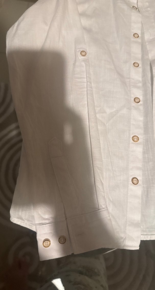 Erkek Çocuk Keten Düğmeli Gömlek - Görsel 4