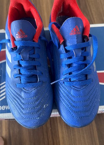 Mavi Adidas Erkek Çocuk Spor Ayakkabı Velcro