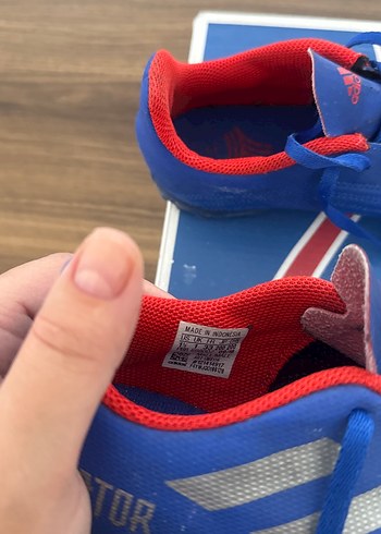33 Beden Mavi Adidas Erkek Çocuk Spor Ayakkabı Velcro