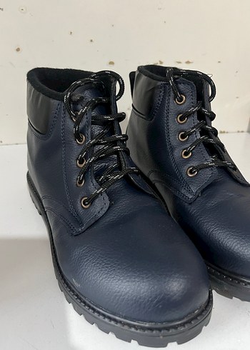 Lacivert Erkek Sokak Stili Kauçuk Bot - Görsel 2