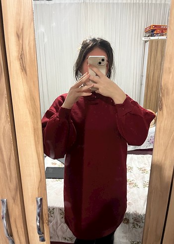 Diğer Bordo uzun sweat