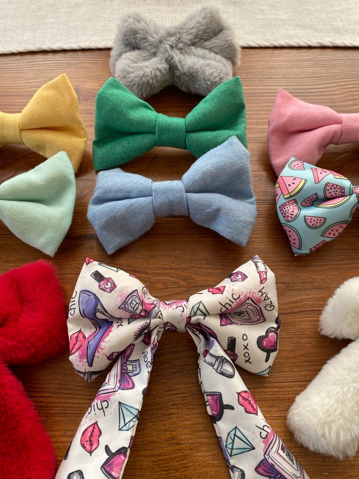 Renkli Fiyonk Saç Aksesuarları - Görsel 3