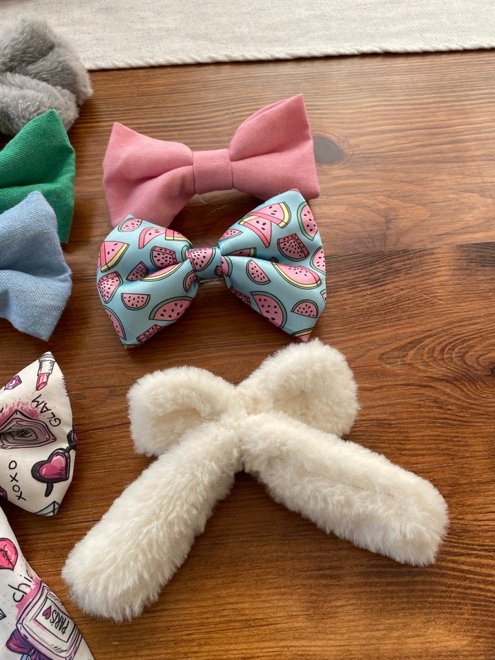 Renkli Fiyonk Saç Aksesuarları - Görsel 4