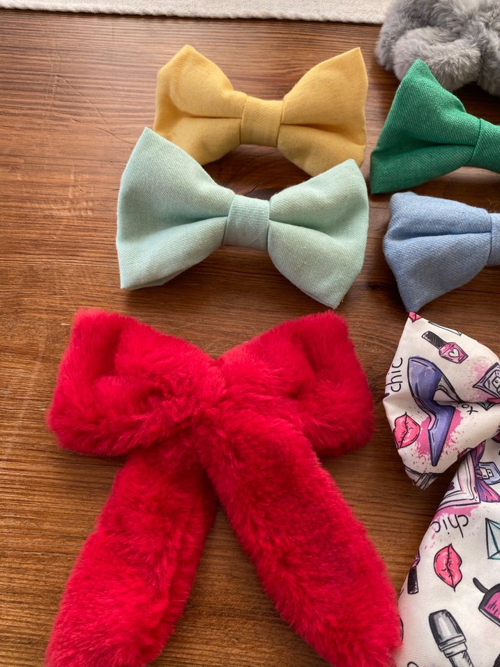 Renkli Fiyonk Saç Aksesuarları - Görsel 2