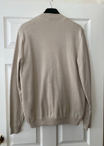 Bej Erkek Süet Fermuarlı Ceket - Görsel 4