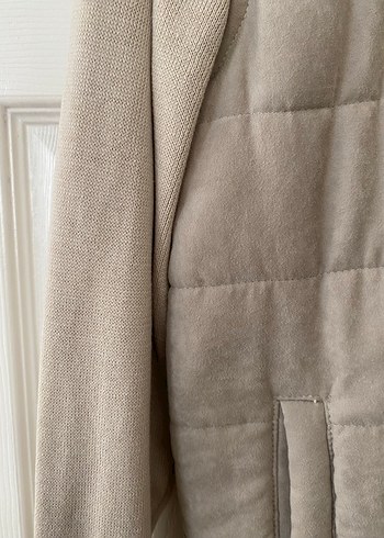 Bej Erkek Süet Fermuarlı Ceket - Görsel 3