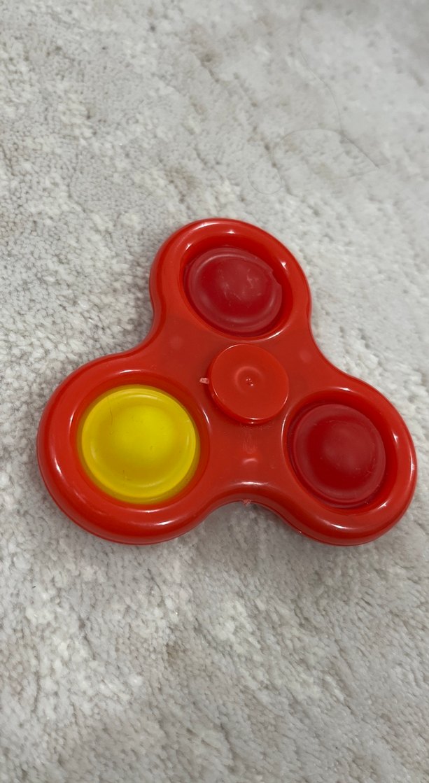 Renkli Kırmızı Fidget Oyuncağı - Görsel 2
