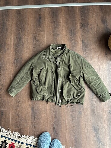 Mango Kısa Parka
