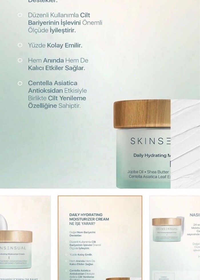 Skinsensual nemlendirici - Görsel 2