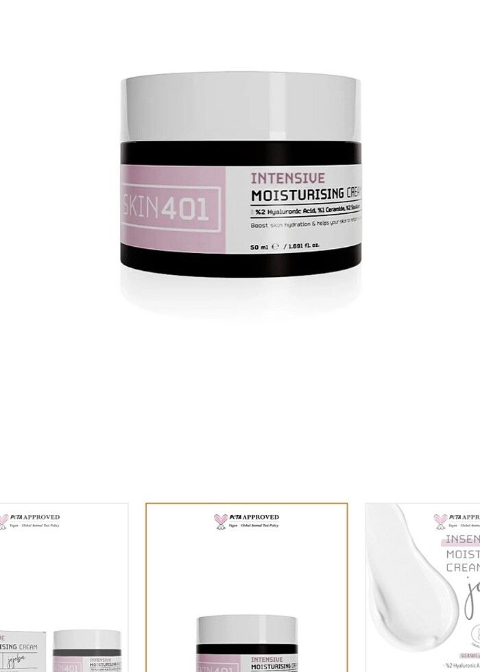 Skin401 yoğun nemlendirici krem - Görsel 2