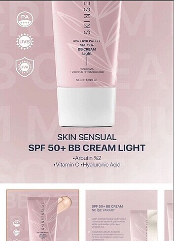 Diğer Skinsensual bb krem light