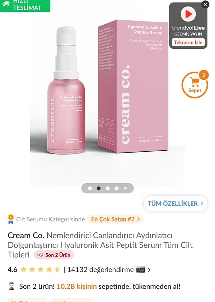 Cream co serum - Görsel 2