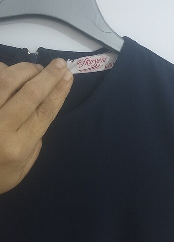 l Beden Uzun tunik aynı zamanda bilek elbise