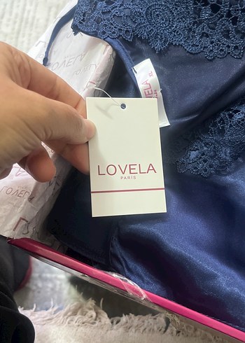 Bordo Uzun Kollu Mini Parisian Gecelik - Görsel 3