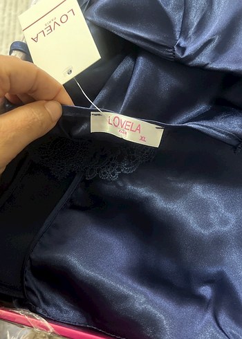 Bordo Uzun Kollu Mini Parisian Gecelik - Görsel 4