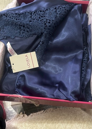 Bordo Uzun Kollu Mini Parisian Gecelik - Görsel 2