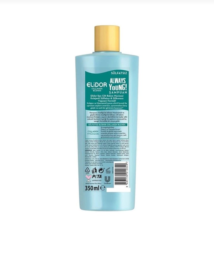 Elidor Sülfatsız Onarıcı Saç Şampuanı - Görsel 2