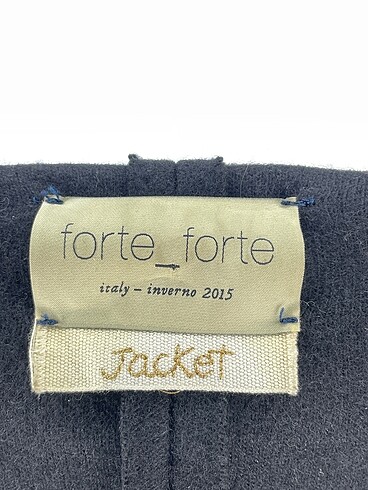 universal Beden siyah Renk Forte_Forte Kot Ceket %70 İndirimli.