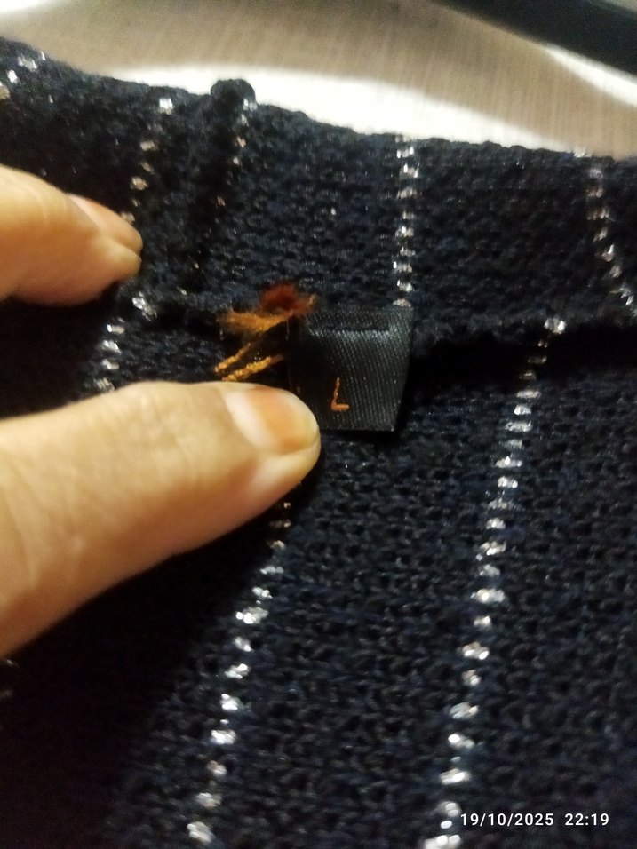 Kadın Siyah Çizgili Uzun Ceket - Görsel 3