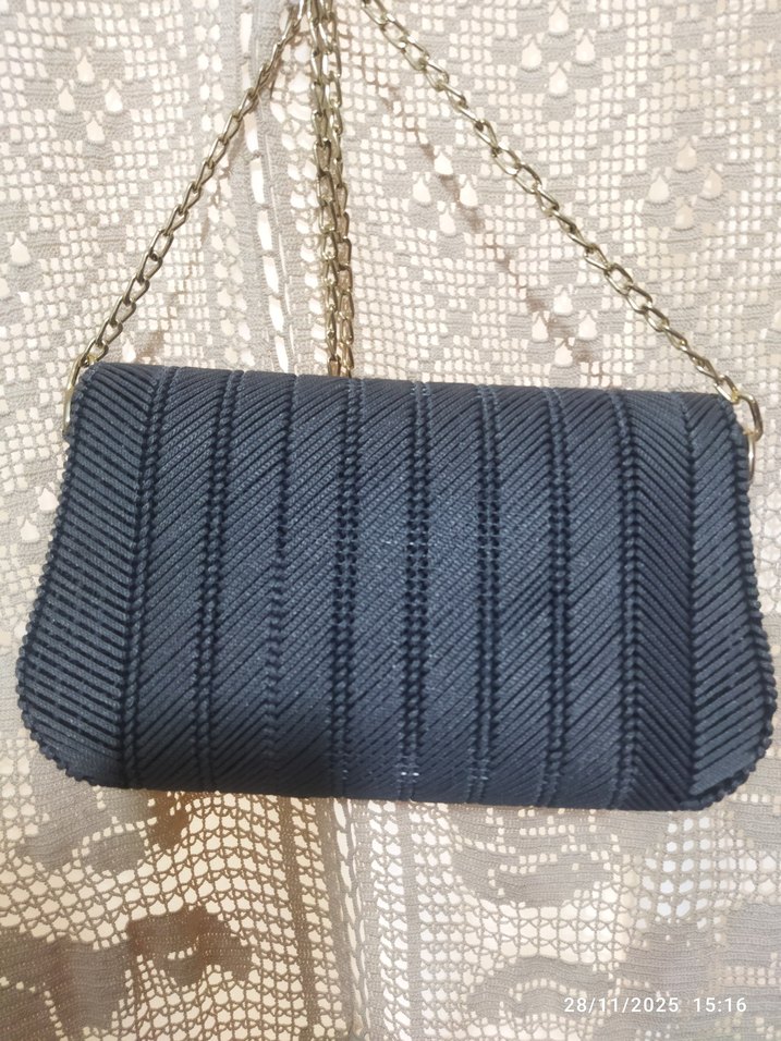 Zincir Detaylı Gri Kadın Çanta istenilen renkte yapılır - Görsel 2