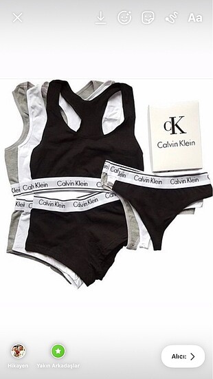 Calvin klein 3 Lü set