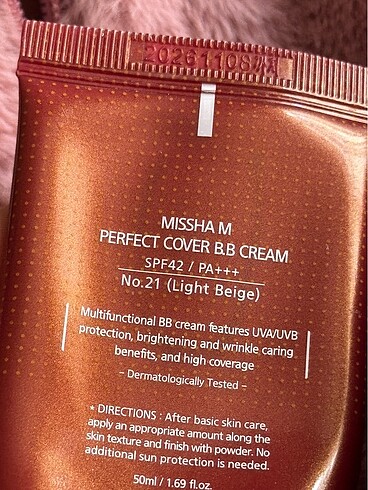 Missha missha bb krem no 21