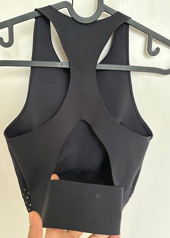 Siyah Spor Sütyeni Midi Boy - Görsel 2