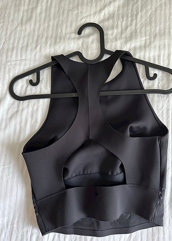 Siyah Spor Sütyeni Midi Boy - Görsel 3