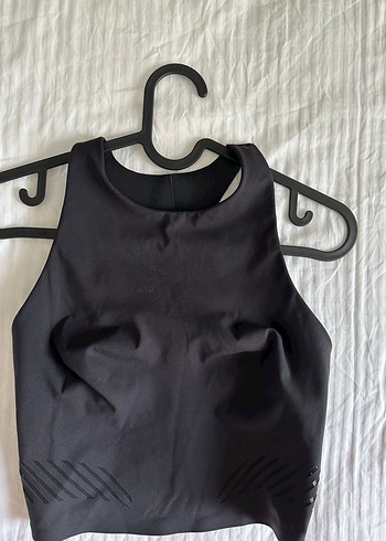 Siyah Spor Sütyeni Midi Boy - Görsel 4