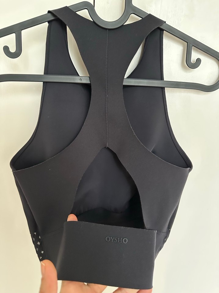 Siyah Spor Sütyeni Midi Boy - Görsel 2