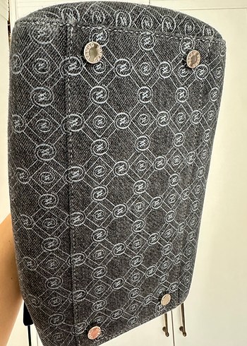 Vakko monogram jean Kadın Çanta - Görsel 5