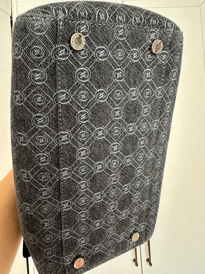 Vakko monogram jean Kadın Çanta - Görsel 5