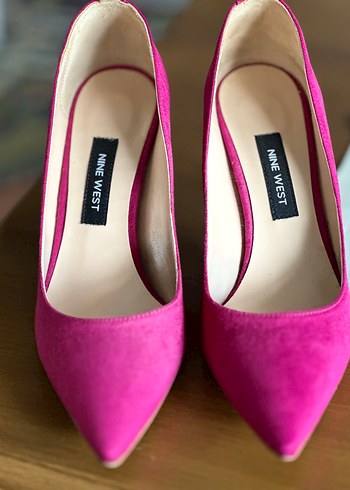 Pembe Stiletto Kadın Ayakkabı - Görsel 5