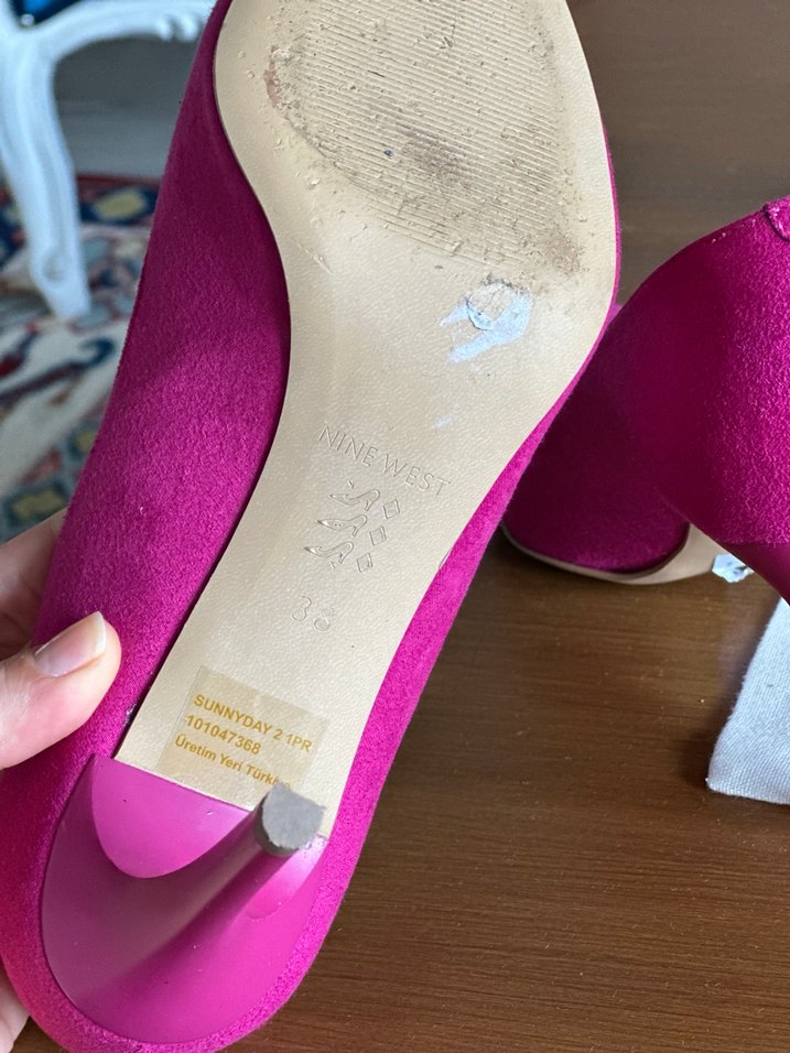 Pembe Stiletto Kadın Ayakkabı - Görsel 4