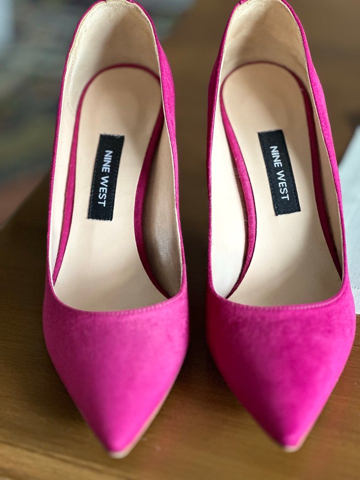 Pembe Stiletto Kadın Ayakkabı - Görsel 5