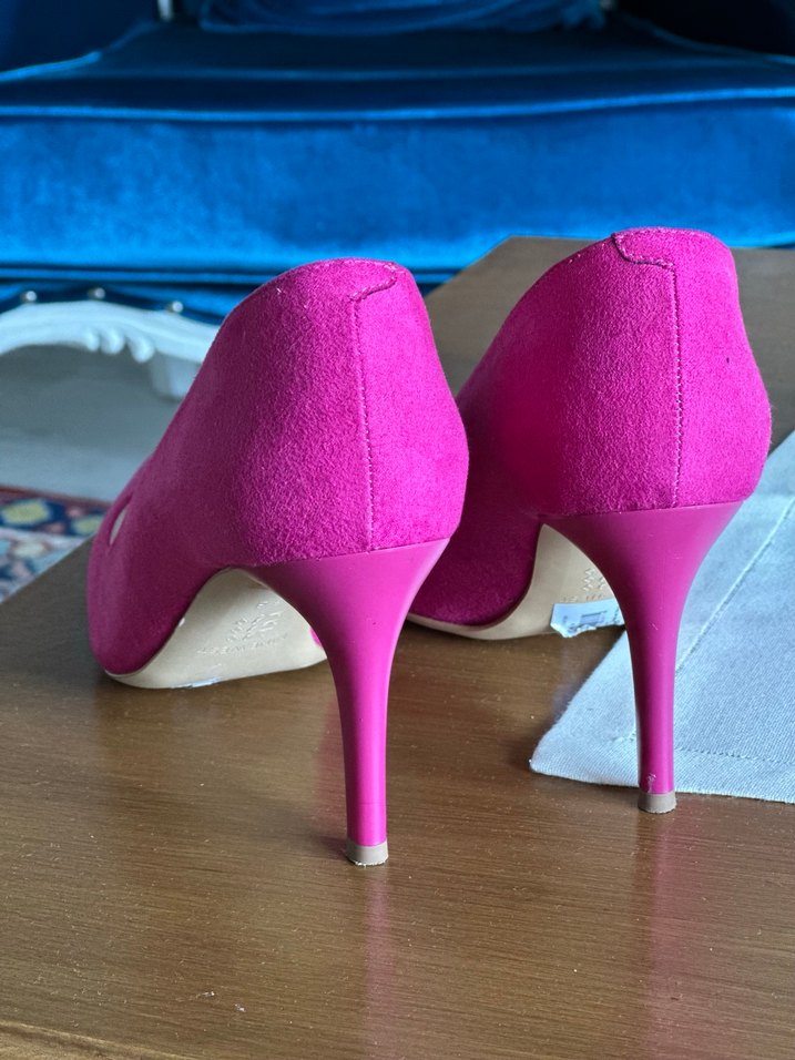 Pembe Stiletto Kadın Ayakkabı - Görsel 3