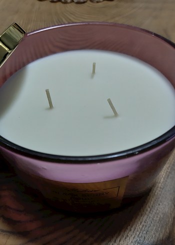 Mor Siyah Böğürtlen & Oud Kokulu Mum - Görsel 2