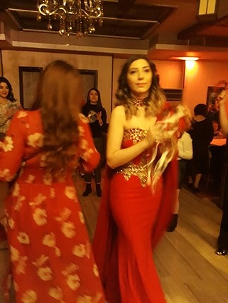 Abiye kina elbise