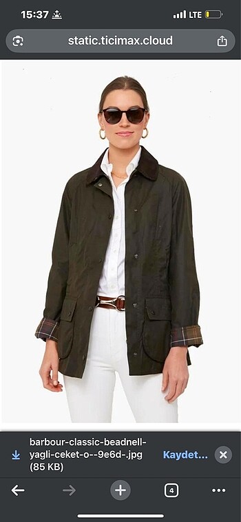 Barbour Yağlı Ceket/Mont