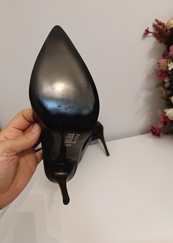 Kadın Siyah Stiletto Topuklu Ofis Ayakkabısı - Görsel 3