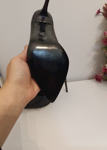 Kadın Siyah Stiletto Topuklu Ofis Ayakkabısı - Görsel 4