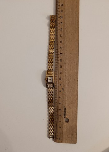 Zincir Detaylı Kadın Vintage Altın Saat - Görsel 2