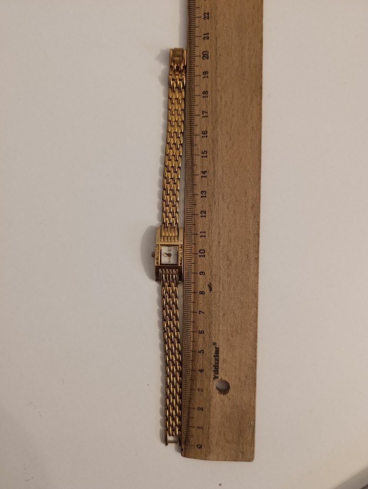 Zincir Detaylı Kadın Vintage Altın Saat - Görsel 2