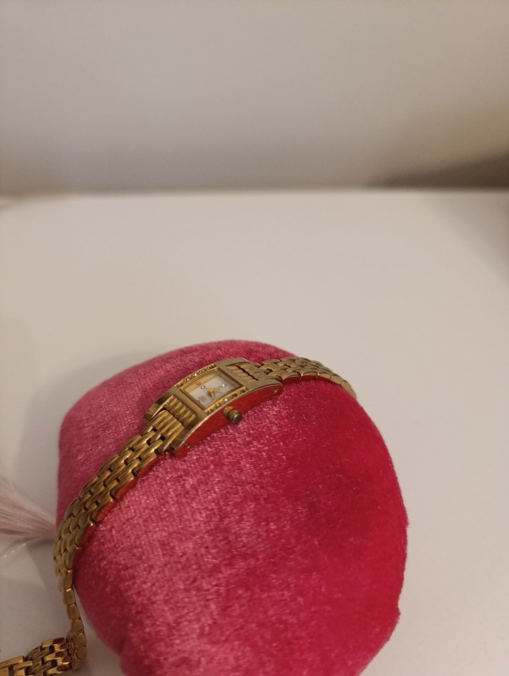 Zincir Detaylı Kadın Vintage Altın Saat - Görsel 5