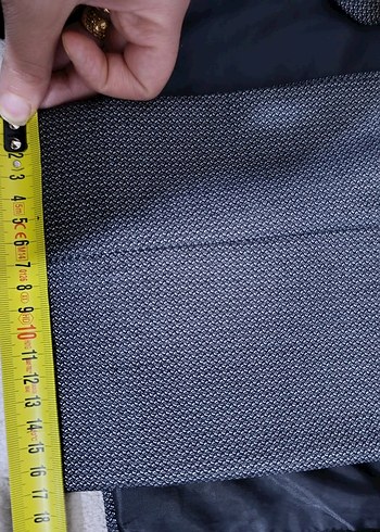 Gri Erkek Düğmeli Uzun Ceket - Görsel 3