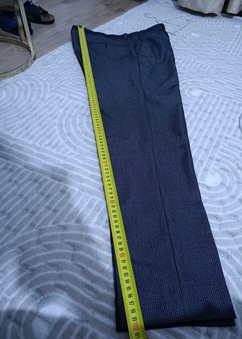 Gri Erkek Düğmeli Uzun Ceket - Görsel 6