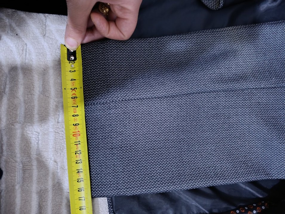 Gri Erkek Düğmeli Uzun Ceket - Görsel 3