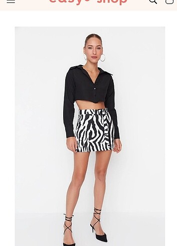 Trendyol & Milla Trendyol zebra etek