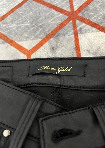 Kadın Siyah Deri Regular Fit Pantolon - Görsel 2